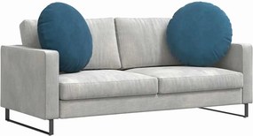 vidaXL Μαξιλάρια καθισμάτων 2 pcs Μπλε Ø60 x 21 εκ Βελούδο