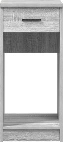 vidaXL Βάση πύργου υπολογιστή με συρτάρι Γκρι Sonoma 35x45x77 εκ.