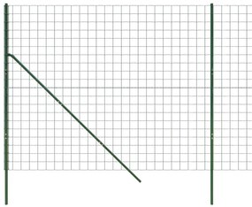 Συρματόπλεγμα Περίφραξης Πράσινο 1,2x25 μ. Γαλβανισμένο Ατσάλι - Πράσινο