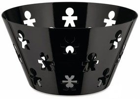 Φρουτιέρα Girotondo AKK05 B Φ23x12,2cm Μεταλλική Black Alessi Metal