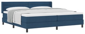 vidaXL Κρεβάτι Στραγγαλιστή με Στρώμα Μπλε 200x200 εκ Υφάσματος