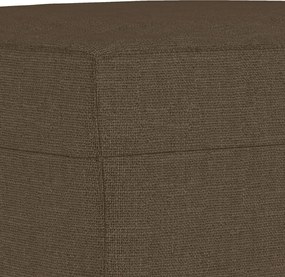 vidaXL Πάγκος Καφέ 70 x 35 x 41 εκ. Υφασμάτινος