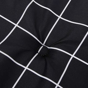 vidaXL Μαξιλάρι Παγκάκι Κήπου Μαύρο 180 x 50 x 4 cm Ύφασμα Oxford
