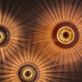 Απλίκα Τοίχου New Wave Optic Wall Ø26cm Ροζ