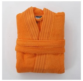 Μπουρνούζι Ενηλίκων Βαμβακερό Με Γιακά Medium Designer Orange Sb home