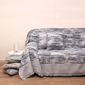 Ριχτάρι 3022 Blue Viopros Four-Seater 180x320cm 100% Cotton