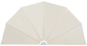 vidaXL Σκίαστρο Βεράντας Πλαϊνό Πτυσσόμενο Κρεμ 160 εκ.