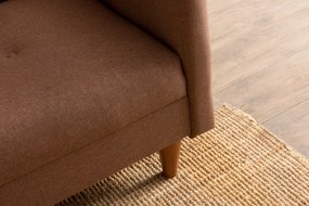3-Seat Sofa-Bed Hiko - Brown Brown