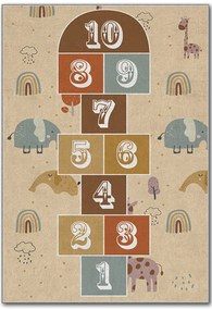 Χαλί Hmı Kdc-117 504NGR1204 Beige-Multi Conceptum Hypnose 80X140cm