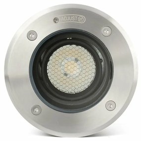 Φωτιστικό Δαπέδου Χωνευτό Geiser 130 70303 LED 6.5W 3000K 38° IP67 13x9x13,5cm Satin Stainless Faro Barcelona