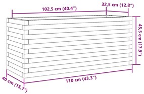 ΖΑΡΝΤΙΝΙΕΡΑ ΚΑΦΕ ΚΕΡΙΟΥ 110X40X45,5 ΕΚ. ΑΠΟ ΜΑΣΙΦ ΞΥΛΟ ΠΕΥΚΟΥ 847275