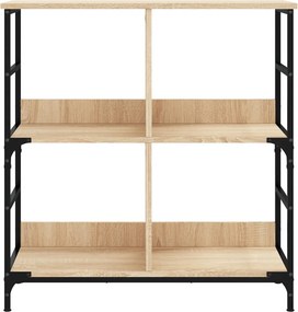 vidaXL Βιβλιοθήκη Sonoma Δρυς 78,5 x 33 x 82 εκ. Επεξεργασμένο Ξύλο