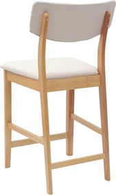 vidaXL Καρέκλες φαγητού 2 pcs Φυσικό 48 x 49 x 95 εκ.