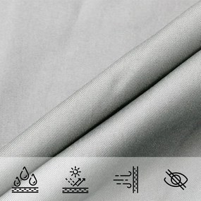 Σκίαστρο Ιστιοπλοΐας Αν. Γκρι 2x2x2 μ. 100% Πολυεστέρας Oxford 4000909