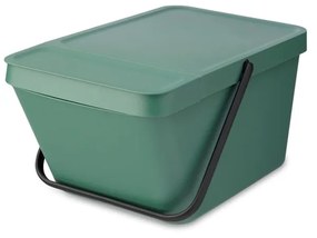 Brabantia 1006309 Κάδος Απορριμμάτων Πράσινος Sort&Go Stackable 20L, Fir Green