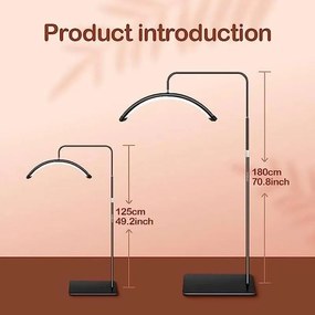 Επαγγελματική λάμπα Half Moon 3200K- 5600K HD-M6X 36W - LED Moon Light
