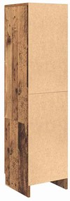 vidaXL Highboard Παλιό ξύλο 31.5 x 32 x 122.5 εκ