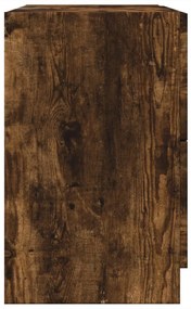 vidaXL Ντουλάπι Νιπτήρα Καπνιστή Δρυς 59x37x59 εκ. Επεξεργασμένο Ξύλο