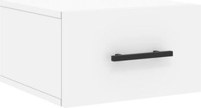 vidaXL Κομοδίνα Επιτοίχια 2 τεμ. Λευκά 35x35x20 εκ.
