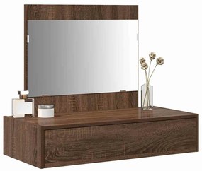 vidaXL Τραπέζι περιποίησης Καφέ 83 x 40 x 70 εκ Επεξεργασμένο ξύλο