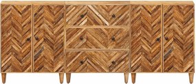 vidaXL Ντουλάπες Αποθήκευσης 3 τμχ. 60 x 33,5 x 75 εκ.