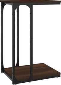 vidaXL Βοηθητικό Τραπέζι Καφέ Δρυς 40 x 30 x 60 εκ. Επεξεργασμένο Ξύλο