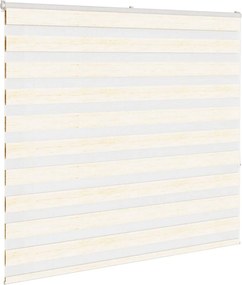 vidaXL Ζέβρα τυφλή μπεζ μάρμαρο Πλάτος υφάσματος 155,9 εκ. Πολυεστέρας