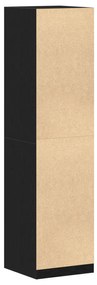 vidaXL Ντουλάπα  Μαύρης Δρυς 50x50x200 εκ σε Επεξεργασμένο Ξύλο