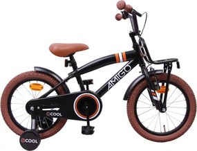 2Cool 16 Inch 25,5 cm Boys Coaster Brake Matte black