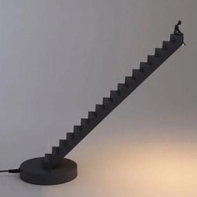 Επιτραπέζιο Φωτιστικό Verso 16 - 42 h37cm Anthracite Seletti Aluminium