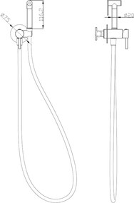 Sparke Bono 01 Chrome - Σύστημα μπιντέ για ζεστό &amp; κρύο νερό