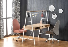 B48 desk sonoma oak / white DIOMMI V-CH-B/48 DIOMMI-60-20401