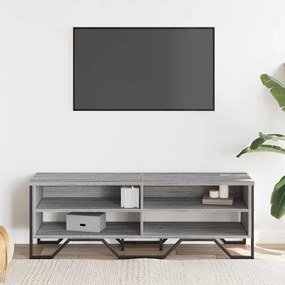 vidaXL Έπιπλο Τηλεόρασης Γκρι Sonoma 122x34x41 εκ. από Επεξεργ. Ξύλο