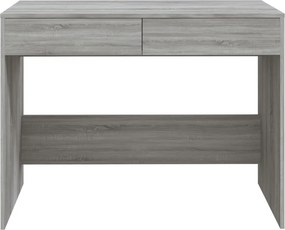 vidaXL Γραφείο Γκρι Sonoma 100x50x76,5 εκ. από Επεξεργασμένο Ξύλο