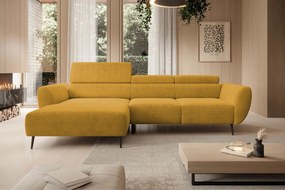 Γωνιακός καναπές Almora-Moustardi-Αριστερή