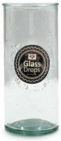 Ποτήρι Glass Drops Coca Cola (9017) Aπό 100% ανακυκλωμένο γυαλί, Xωρητικότητας 550ml, Διαστάσεων Ø 8 x Υ 17 cm