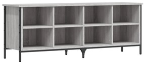 vidaXL Παπουτσοθήκη Γκρι Sonoma 131 x 35 x 50 εκ. από Επεξεργ. Ξύλο