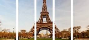 Εικόνα 5 τμημάτων διάσημος πύργος του Άιφελ
