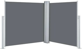 vidaXL Σκίαστρο Πλαϊνό Συρόμενο Ανθρακί 120 x 600 εκ.