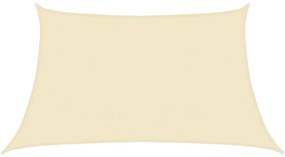 vidaXL Πανί Σκίασης Κρεμ 3/4 x 2 μ. από HDPE 160 γρ./μ²