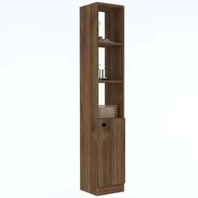 Στήλη Μπάνιου Trend 835PUQ3917 30x29,6x170cm Walnut Μοριοσανίδα, Μελαμίνη