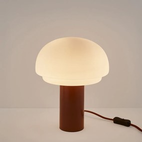 Φωτιστικό από Οπαλίνα και μέταλλο, ύψος 27,5 – Agathilda