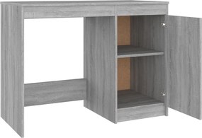 vidaXL Γραφείο Γκρι Sonoma 100x50x76 εκ. από Επεξεργασμένο Ξύλο