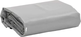 vidaXL Μουσαμάς Γκρι 650 γρ./μ.² 4x4 μ.