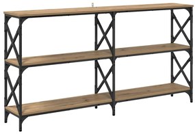 vidaXL Τραπέζι κονσόλας Artisan Oak 156 x 28 x 80,5 εκ.