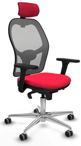 Καρέκλα γραφείου με κεφαλάρι Jorquera Piqueras y Crespo 3D086G2 Κόκκινο