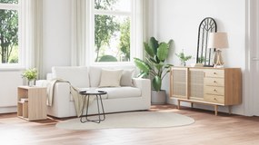 vidaXL Χαλί 'HUARTE'Short Pile Soft και Πλυμένο Άμμος 160x230 εκ.