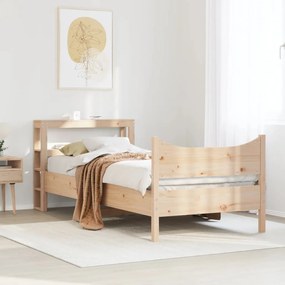 vidaXL Πλαίσιο Κρεβατιού Κεφαλάρι 75x190εκ. Μασίφ Πεύκο