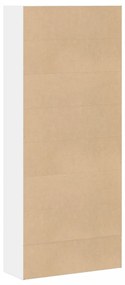 vidaXL Βιβλιοθήκη με 5 Ράφια Λευκή 80x30x189 εκ. Επεξεργασμένο Ξύλο