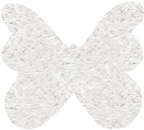 Παιδικό Χαλί GLACIAL WHITE BUTTERFLY 160 x 160 εκ.